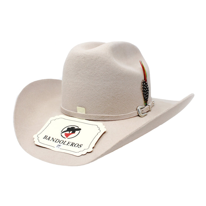 Bandoleros Malboro 100X Wool Hat - Silver Belly