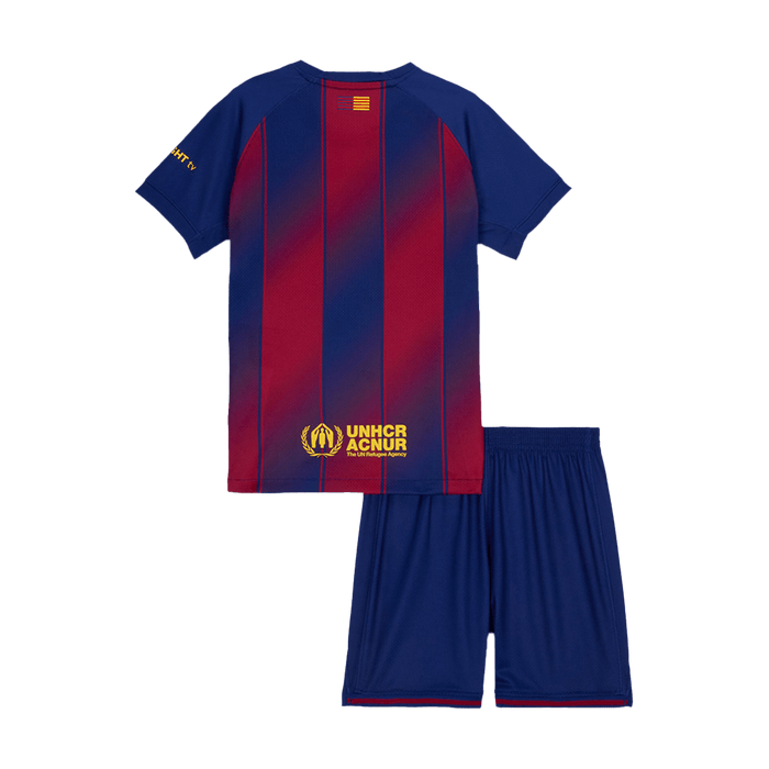 Barcelona Home Kids Soccer Jerseys Kit 2025/26