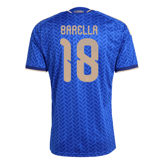 BARELLA #18 Italy Home Soccer Jersey World Cup 2026