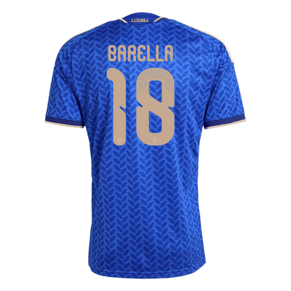 BARELLA #18 Italy Home Soccer Jersey World Cup 2026
