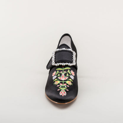 Primrose 18th Century Shoes (Black)