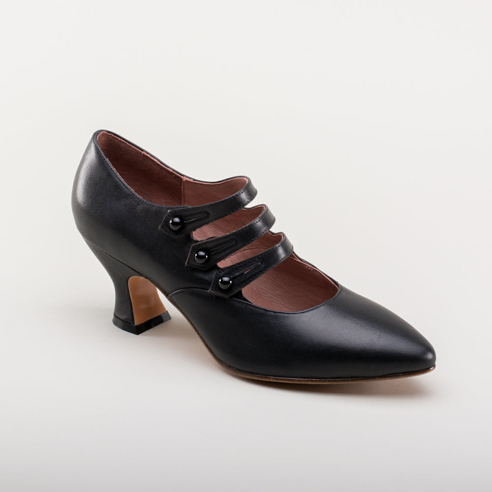 Bellatrix Edwardian Shoes (Black)