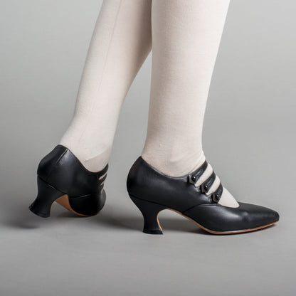 Bellatrix Edwardian Shoes (Black)