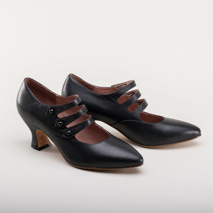 Bellatrix Edwardian Shoes (Black)