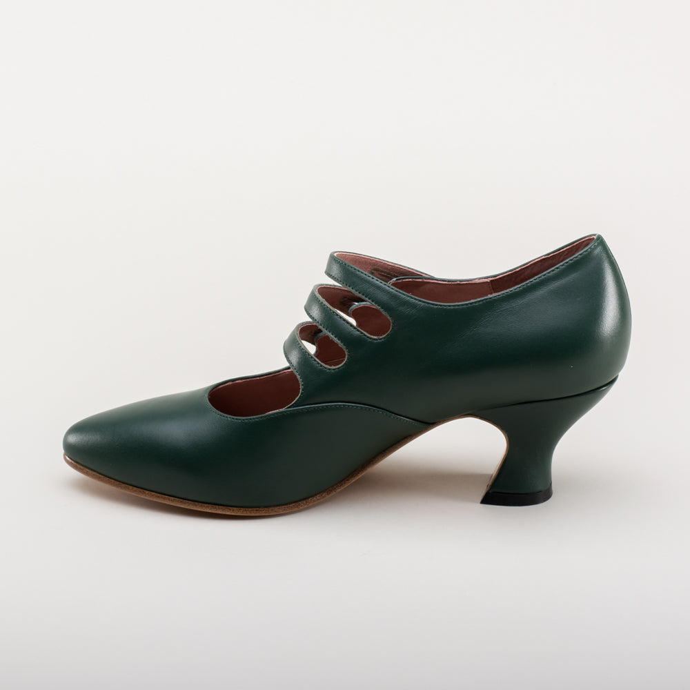 Bellatrix Edwardian Shoes (Green)