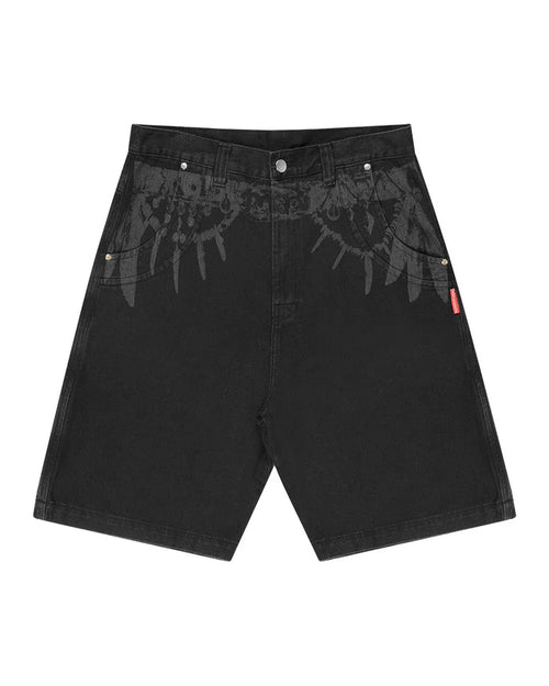 BERMUDA JEANS CURVALÍNEA CINTO TRIBAL - Four Street