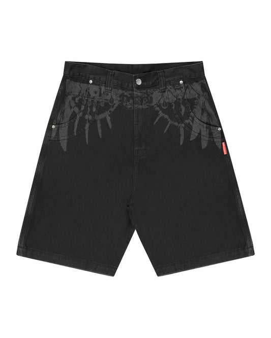 BERMUDA JEANS CURVALÍNEA CINTO TRIBAL - Four Street