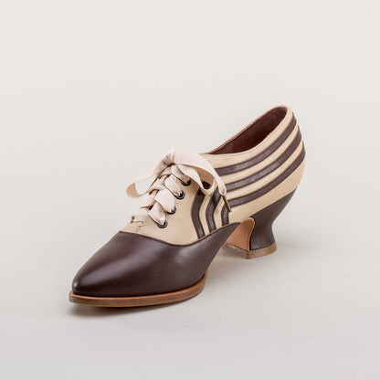 Bernadette Edwardian Oxfords (Tan/Brown)