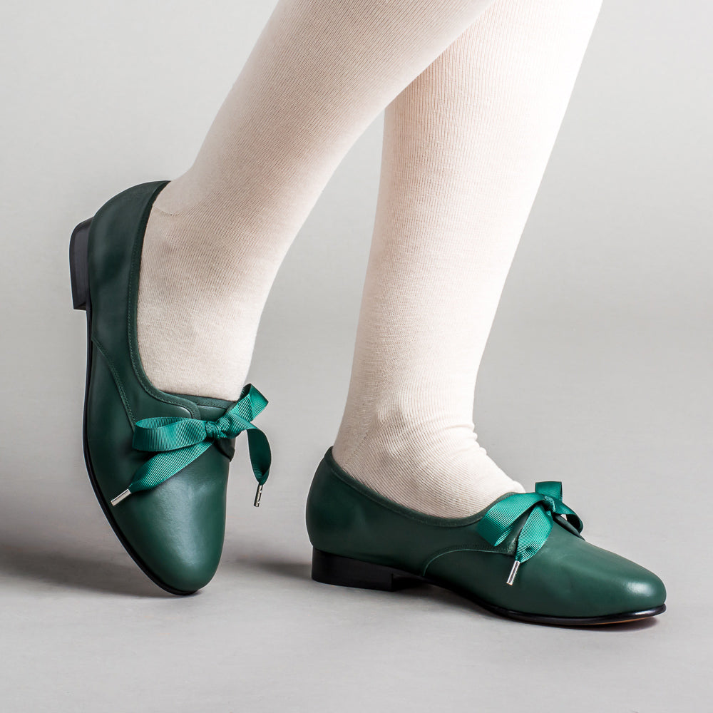 Bertie Regency Pumps (Green)