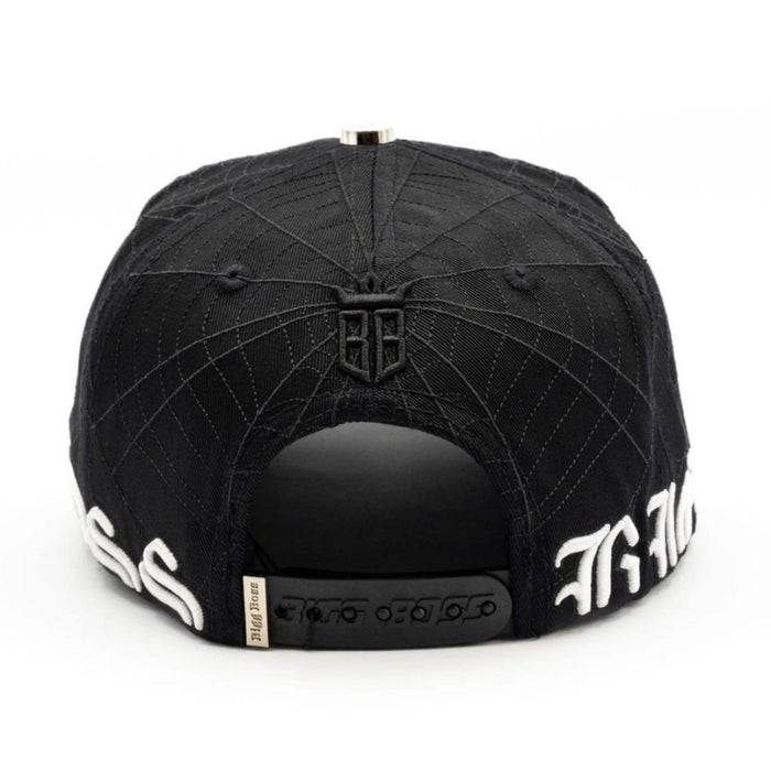 Bigg Boss Black Widow Spider Snapback Hat - Black