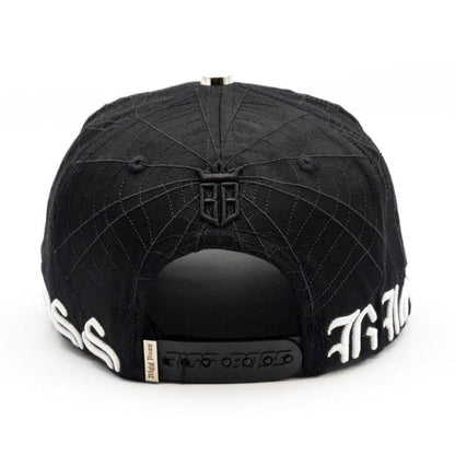 Bigg Boss Black Widow Spider Snapback Hat - Black