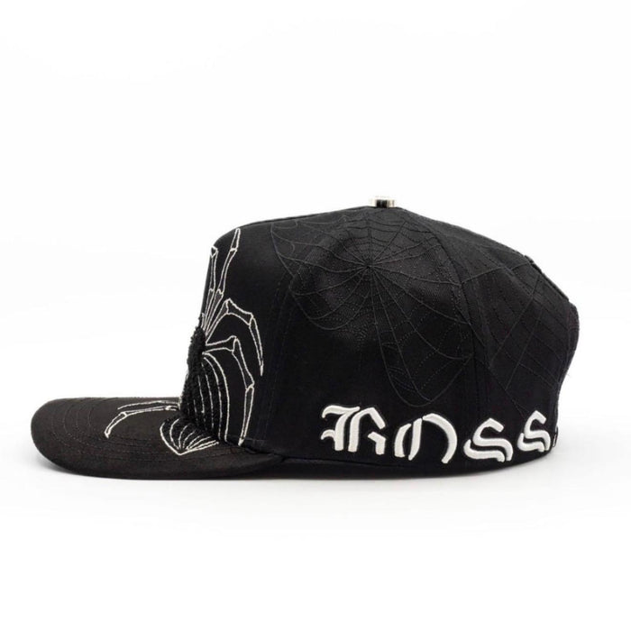 Bigg Boss Black Widow Spider Snapback Hat - Black