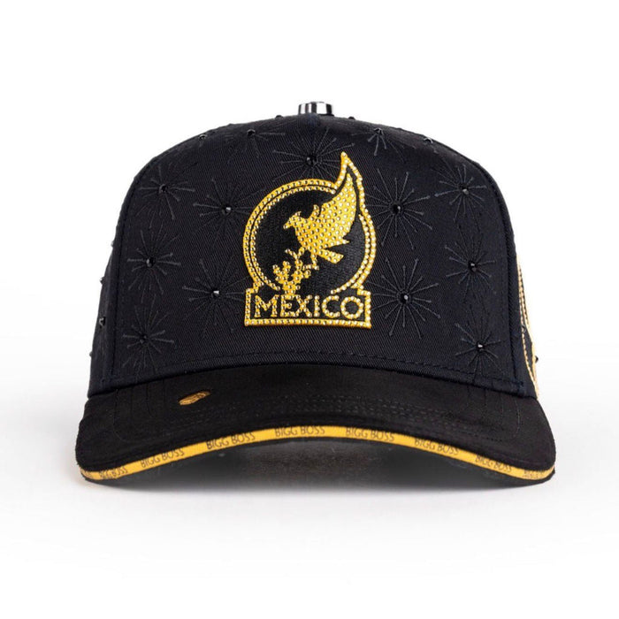Bigg Boss Viva Mexico World Cup black and gold snapback hat