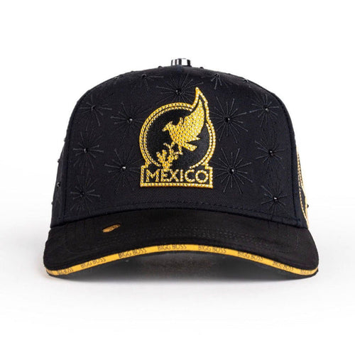 Bigg Boss Viva Mexico World Cup black and gold snapback hat