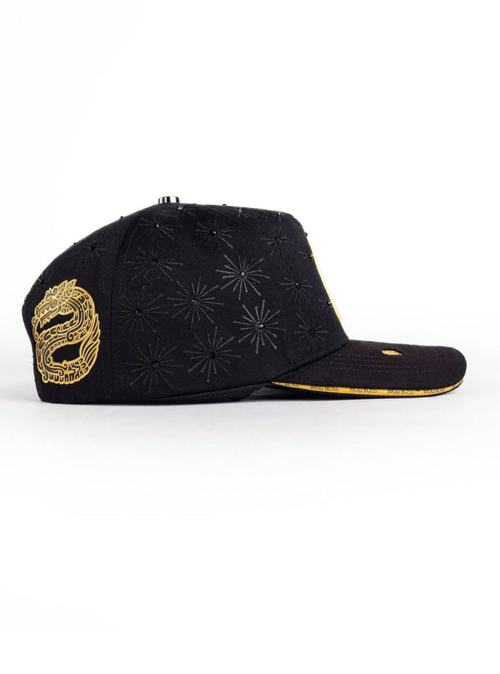 Bigg Boss Mexico WC "Viva Mexico" Snapback Hat – Black & Gold