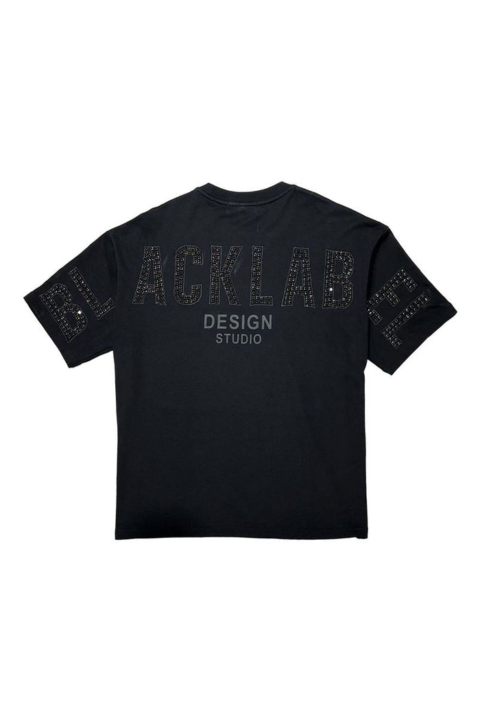 Black Label Black Studio T-Shirt in black, featuring a classic fit and minimal design, made from soft cotton fabric.