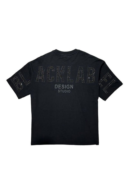 Black Label Black Studio T-Shirt in black, featuring a classic fit and minimal design, made from soft cotton fabric.