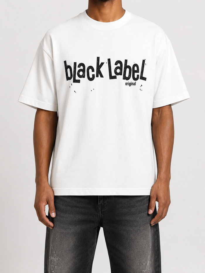 Black Label 'Original' T-Shirt In White