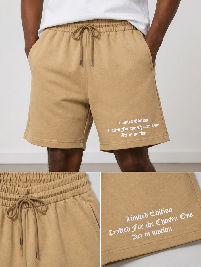 Black Label Premium shorts in espresso color, casual black men's shorts with a relaxed fit and stylish design.