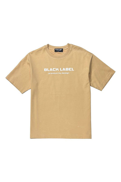 Black Label Premium T-Shirt in espresso color, casual black tee with a comfortable fit and stylish design.