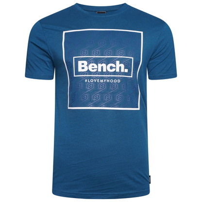 Bench Mens Ferrior Short Sleeve Printed Graphic T Shirt