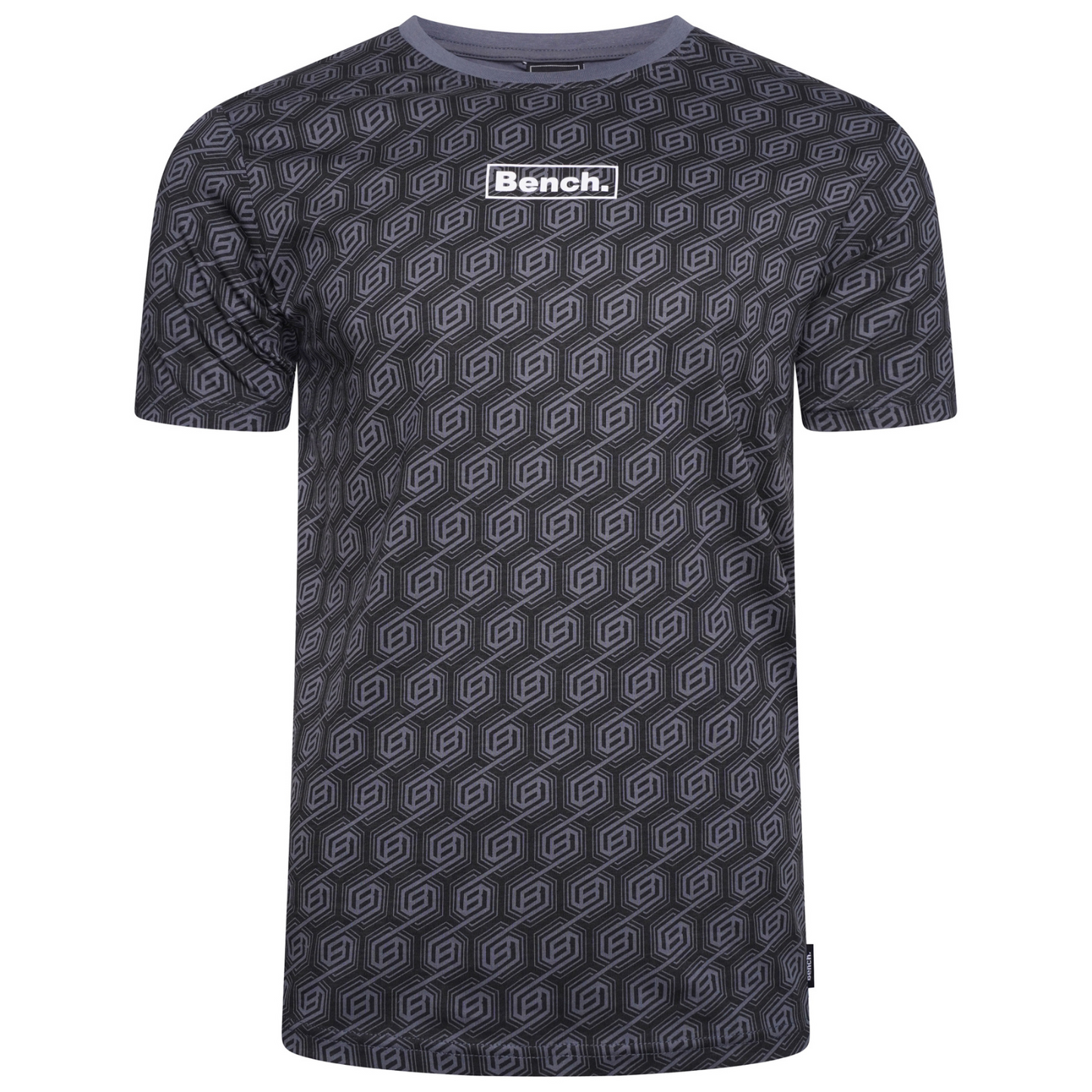 Bench Mens Porio Short Sleeve All Over Print T Shirt