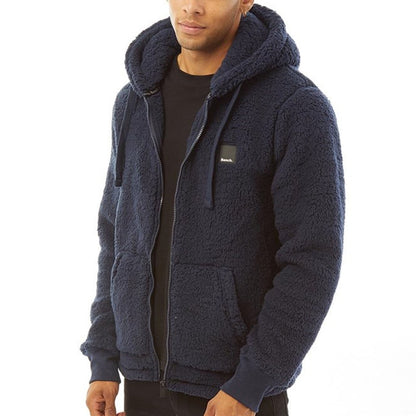 Bench Mens Tommy Borg Full Zip Teddy Bear Fleece Jacket