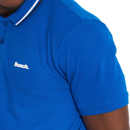 Bench Mens Gruff Twin Tipped Short Sleeve Cotton Polo Shirt