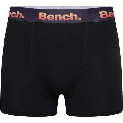 Bench Mens Rubeny 3 Pack Elasticated Boxer Shorts