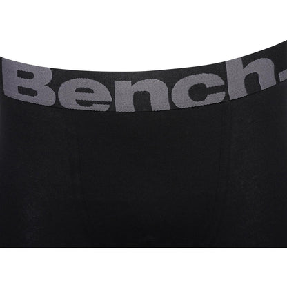 Bench Mens Vildar 3 Pack Elasticated Boxer Shorts