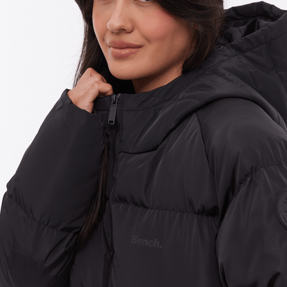 Bench Womens Nella Longline Padded Jacket