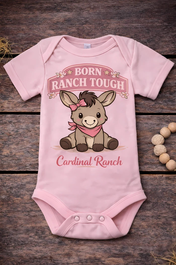 Born Ranch Tough Onesie – Cardinal Ranch Exclusive