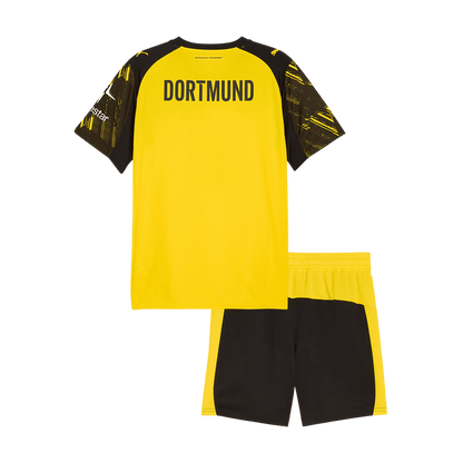Borussia Dortmund Home Kids Soccer Jerseys Kit 2025/26