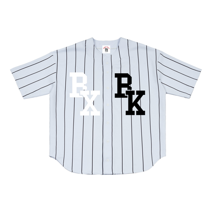 30th Anniversary Lim. Edition Pinstripe Baseball Jersey by Bronx Native — BX x BK Stadium Series product image