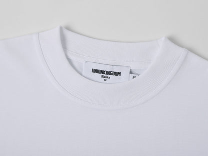 250 GSM LOOSE FIT WHITE' T-SHIRT