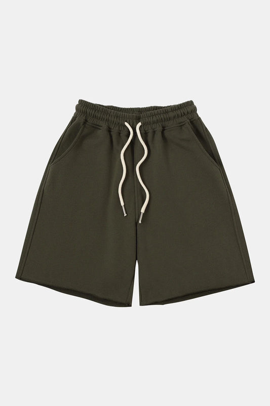 360 GSM CLOUD FEELING 'OLIVE' SHORTS