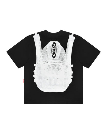 CAMISETA MOCHILA MAD PRETA - Four Street