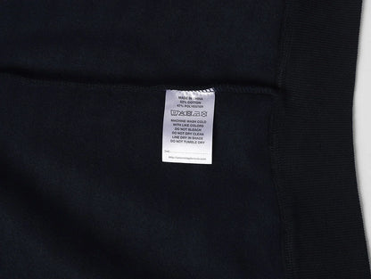 360 GSM CROPPED FIT 'NAVY BLUE' ZIP-UP HOODIE