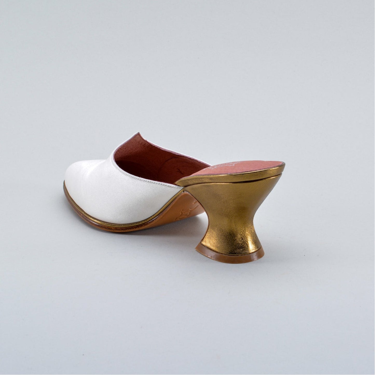 Charlotte 18th Century Mules (Ivory)