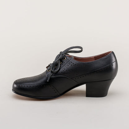 Claire 1940's Oxfords Wide (Black)