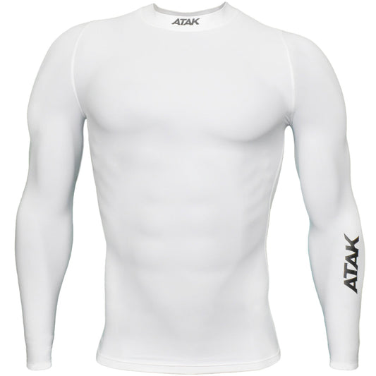 ATAK Mens Compression Top - White