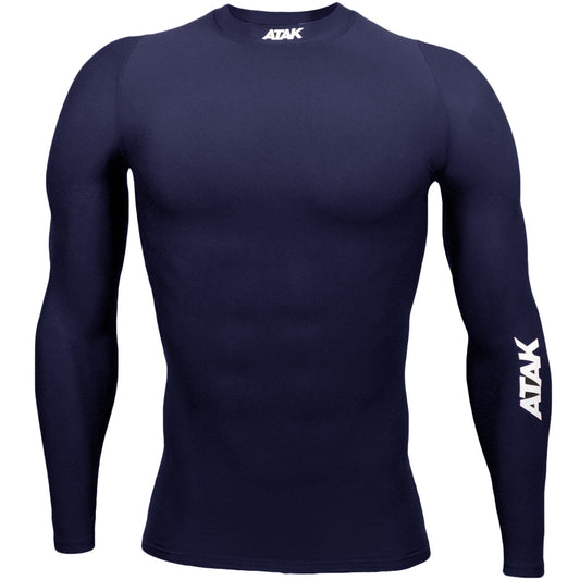 ATAK Youths Compression Top - Navy