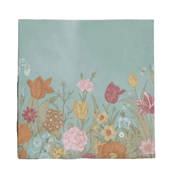 Cocktail Napkin - Tulip Garden
