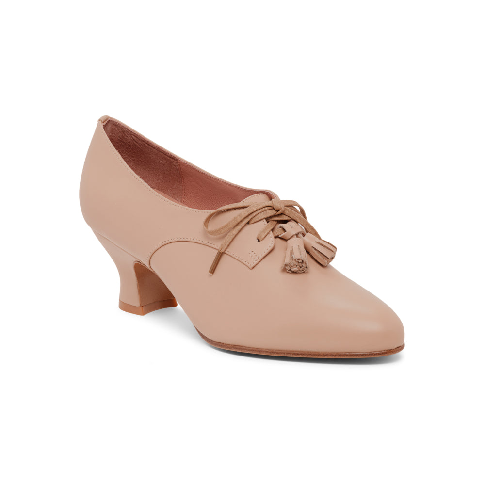 PRE-ORDER Cordelia Edwardian Oxfords Wide (Almond)