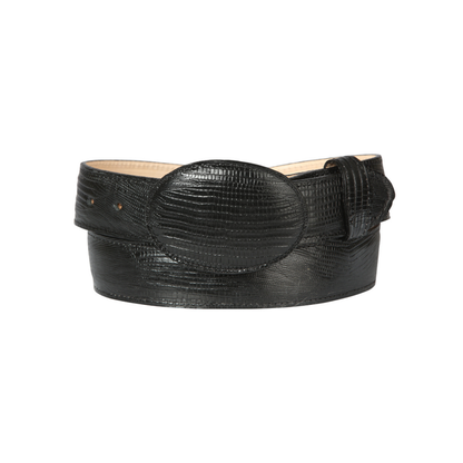 Black belt with silver “G” buckle — premium western-style