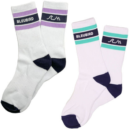 Bleubird Unisex OG Cushioned Crew Length Socks