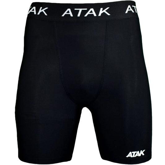 ATAK Mens Base Layer Compression Shorts - Black