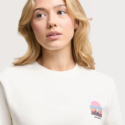 Bleubird Womens Everline Cropped Short Sleeve T-Shirt