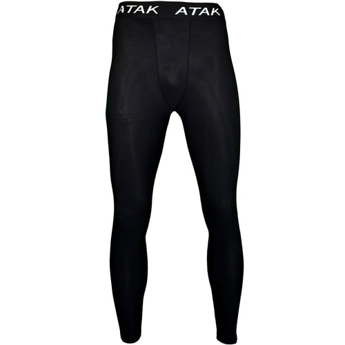ATAK Mens Thermal Base Layer Compression Bottoms - Black