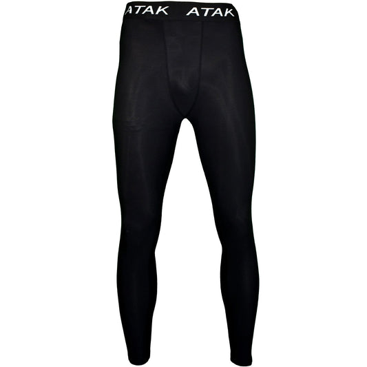 ATAK Mens Thermal Base Layer Compression Bottoms - Black